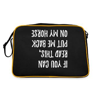 Cheval - Sac Retro - noir/or - Dos