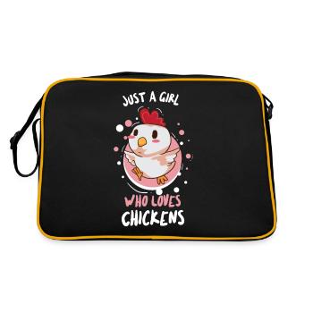 Poulet poulet - Sac Retro - noir/or - Dos