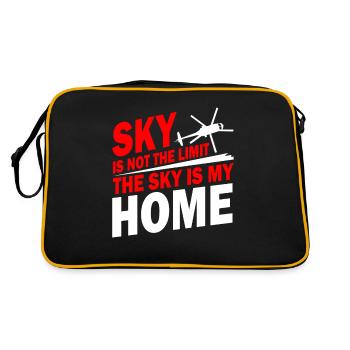 Pilote d'hélicoptère cadeau je hélicoptère hélicoptère - Sac Retro - noir/or - Dos