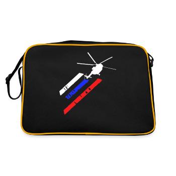 Pilote d'hélicoptère cadeau je hélicoptère hélicoptère - Sac Retro - noir/or - Dos