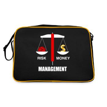 Trading Daytrader Daytrading Risk Money Management - Retro Bag - black/gold - Back
