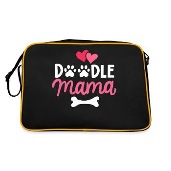 Labradoodle - Sac Retro - noir/or - Dos