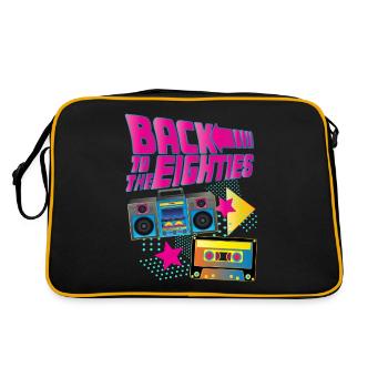 Retour aux années 80 - 80s 80's 80s - Sac Retro - noir/or - Dos