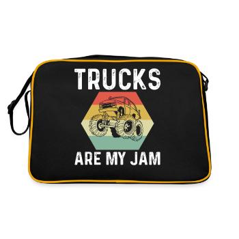 Monster trucks - Sac Retro - noir/or - Dos