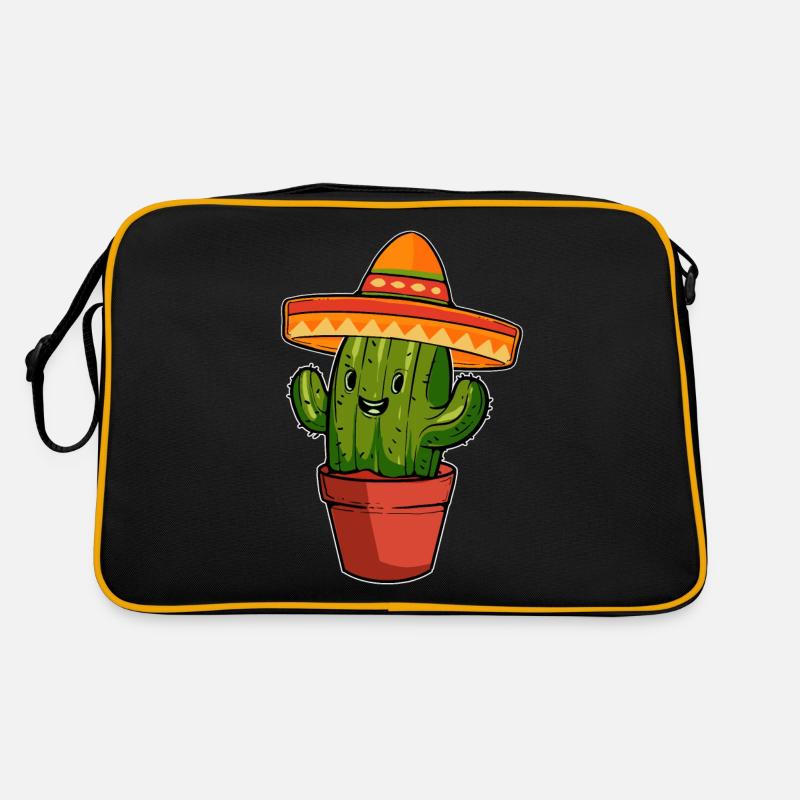 Désert de cactus du Mexique Sac Retro