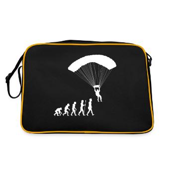 Parapente Evolution Parachute Air Sports - Sac Retro - noir/or - Dos