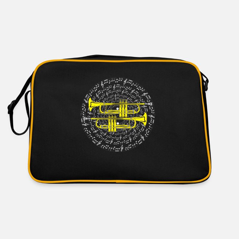 Trompete Blechblasinstrument Kornett Jazz Geschenk Retro Tasche