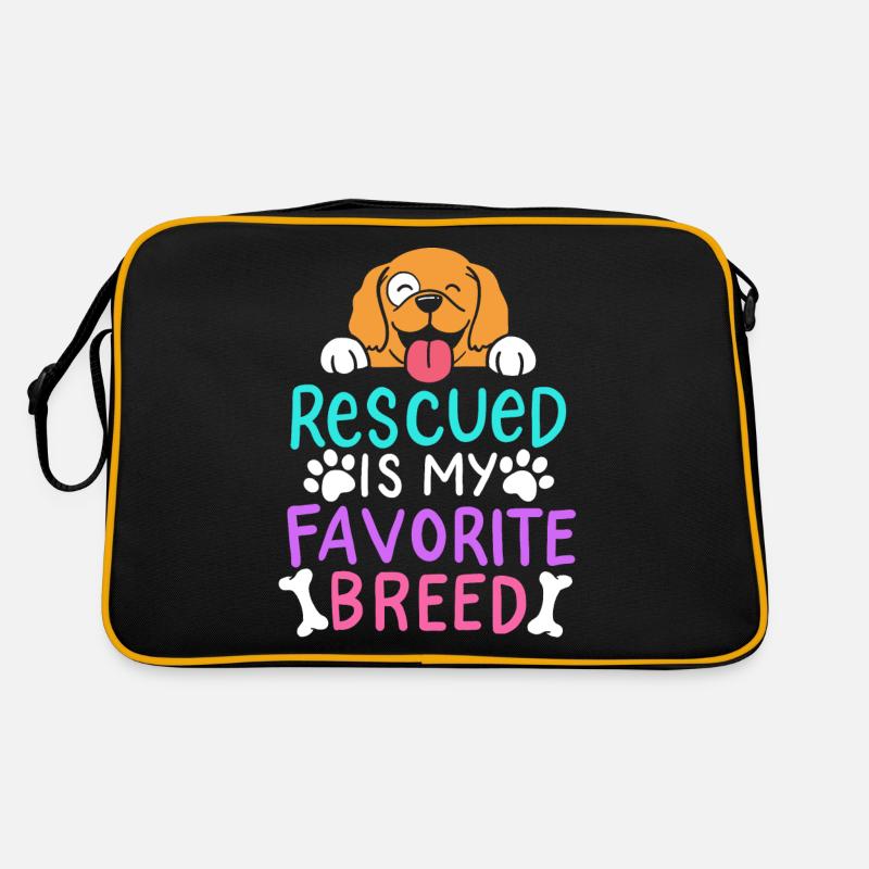 Tierheim Hunde Adoptieren Retro Tasche