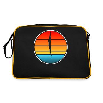 Plongée - Sac Retro - noir/or - Dos