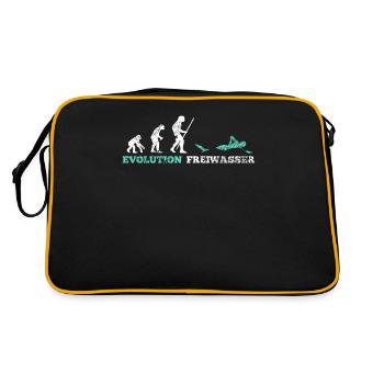 Évolution de la natation en eau libre - Sac Retro - noir/or - Dos