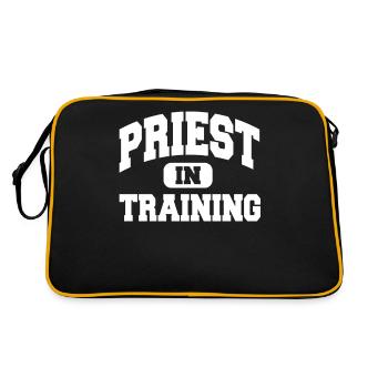 Prêtre en formation - Sac Retro - noir/or - Dos