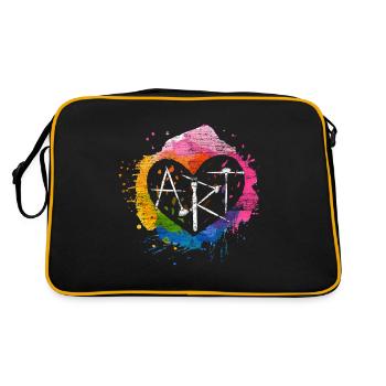 Art artist - Retro Bag - black/gold - Back