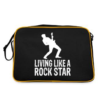 Guitars - Retro Bag - black/gold - Back
