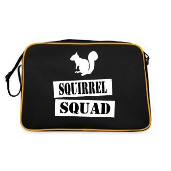 join the squirrel squad - Sac Retro - noir/or - Dos