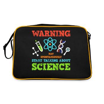 Science science chimie bio physique - Sac Retro - noir/or - Dos