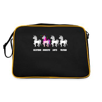 Accountant Bookkeeper Tax Season CPA Gift - Retro Bag - black/gold - Back