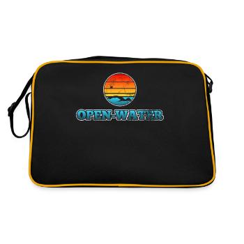 Nager en eau libre - Sac Retro - noir/or - Dos