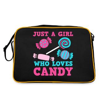 Trucs ou bonbons d'Halloween - Sac Retro - noir/or - Dos