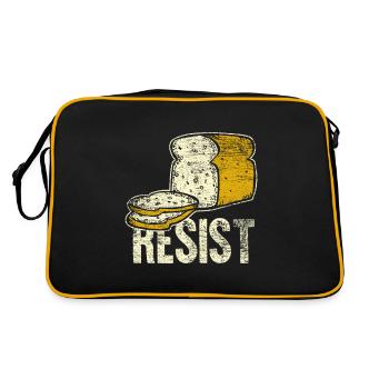 Gluten medicine - Retro Bag - black/gold - Back