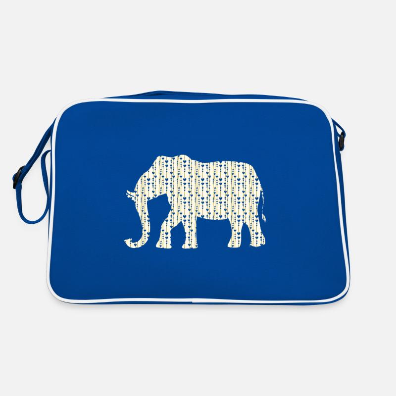 Elefanten Retro Tasche