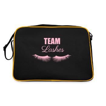 Cils d'équipe - Sac Retro - noir/or - Dos