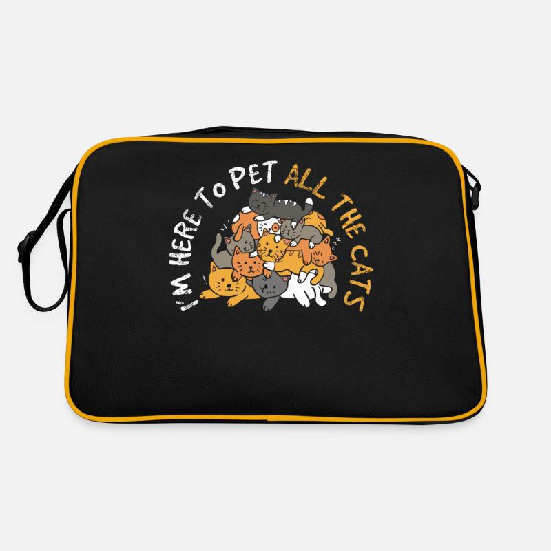 Katzen Retro Tasche