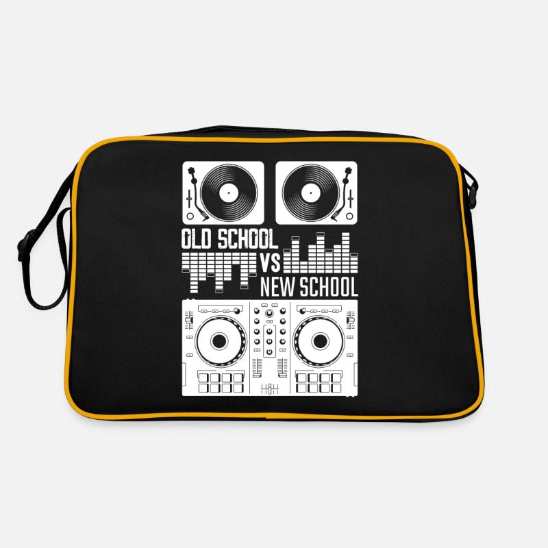Music DJ old school vinyl electro techno Retro Bag