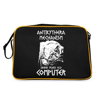 Mécanisme d'Anticythère des ordinateurs grecs antiques - Sac Retro - noir/or - Dos