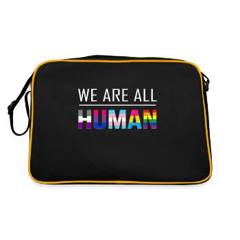 LGBT CSD - Retro Bag - black/gold - Back