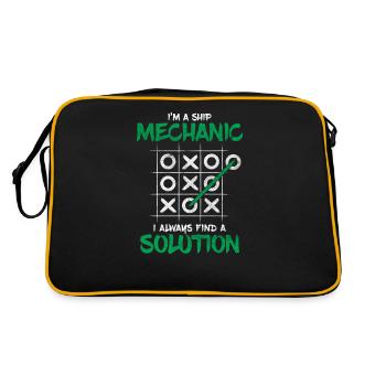 Ship mechanic - Retro Bag - black/gold - Back