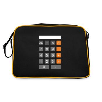 Carnival Mardi Gras costume calculator - Retro Bag - black/gold - Back