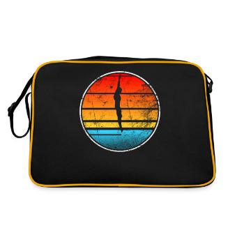 Plongée plongée - Sac Retro - noir/or - Dos