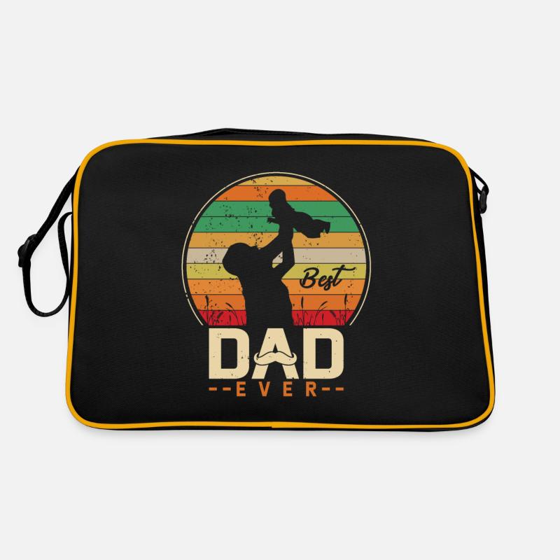 Bester Papa Retro Tasche