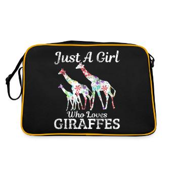 Giraffes Giraffe - Retro Bag - black/gold - Back