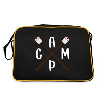 Camping food - Retro Bag - black/gold - Back