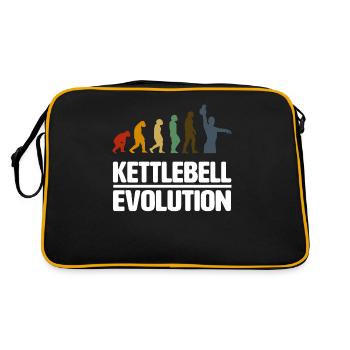 Kettlebell Evolution Athletic Fitness - Sac Retro - noir/or - Dos