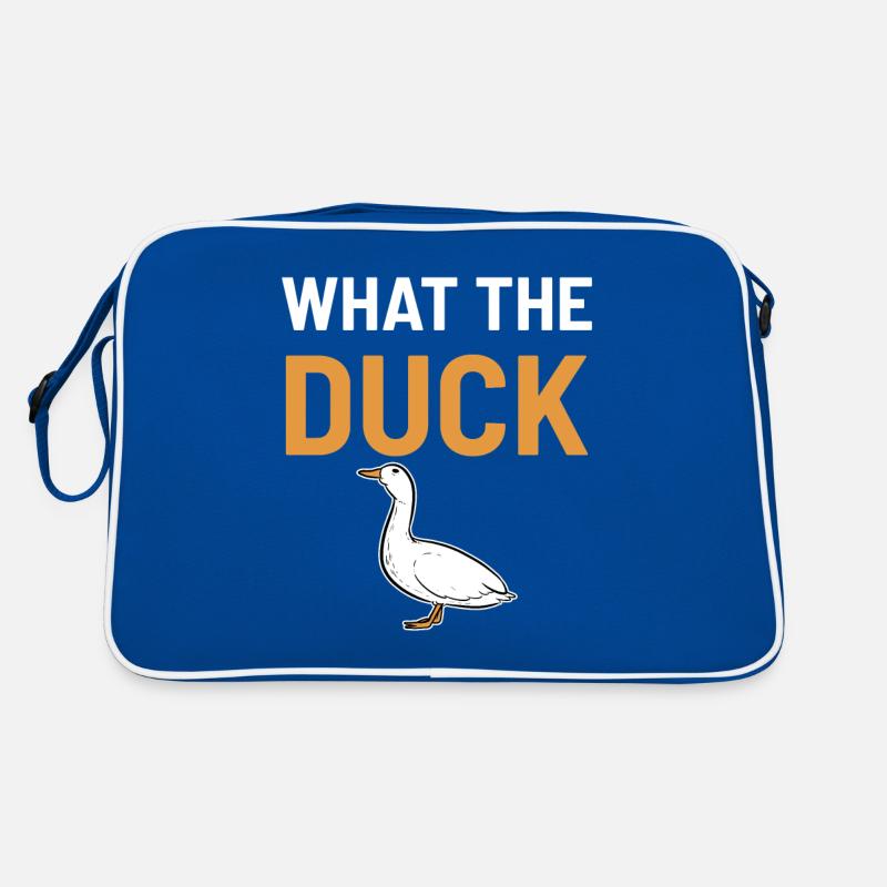 Ente Enten Quetscheente Geschenk Kinder Retro Tasche