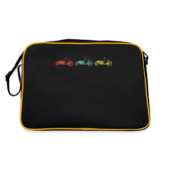 Vélo cargo - Sac Retro - noir/or - Dos