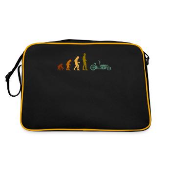 Bicycle courier bike - Retro Bag - black/gold - Back