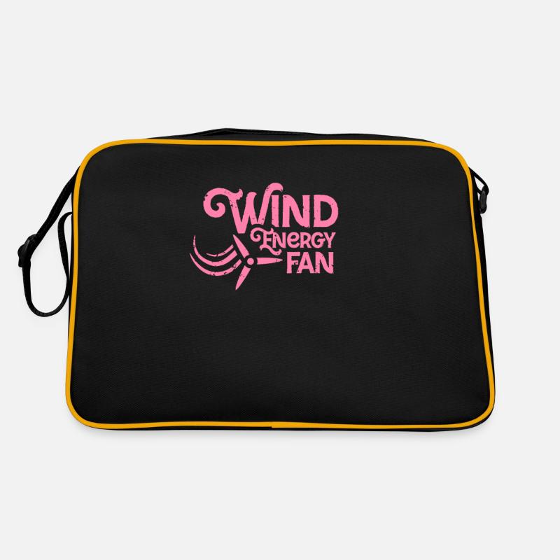 Power windmill wind energy wind wheel wind power Retro Bag