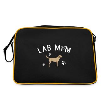 Maman de compagnie - Sac Retro - noir/or - Dos