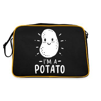Potato - Retro Bag - black/gold - Back