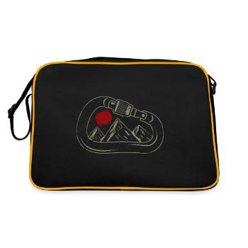 Alpinist Krabiner - Sac Retro - noir/or - Dos