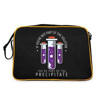 chemistry - Retro Bag - black/gold - Back