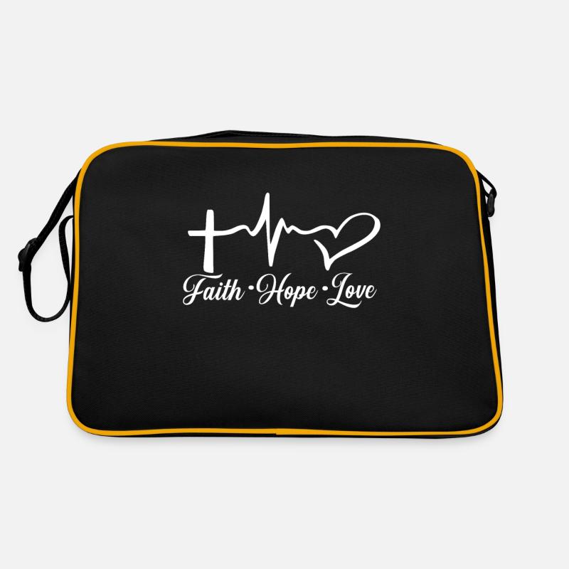 Croyez l'amour espoir Sac Retro