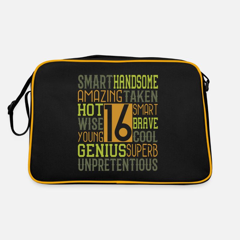 16.Geburtstag Retro Tasche