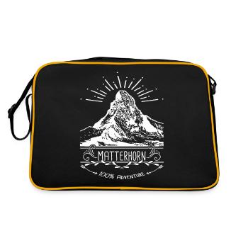 Alpes Cervin - Sac Retro - noir/or - Dos