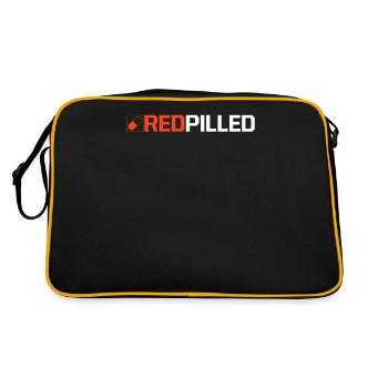 Red pilled - red pill - red pilled - Retro Bag - black/gold - Back