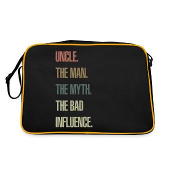 Oncle - La mauvaise influence - Sac Retro - noir/or - Dos