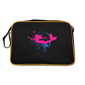 Sirène - Sac Retro - noir/or - Dos